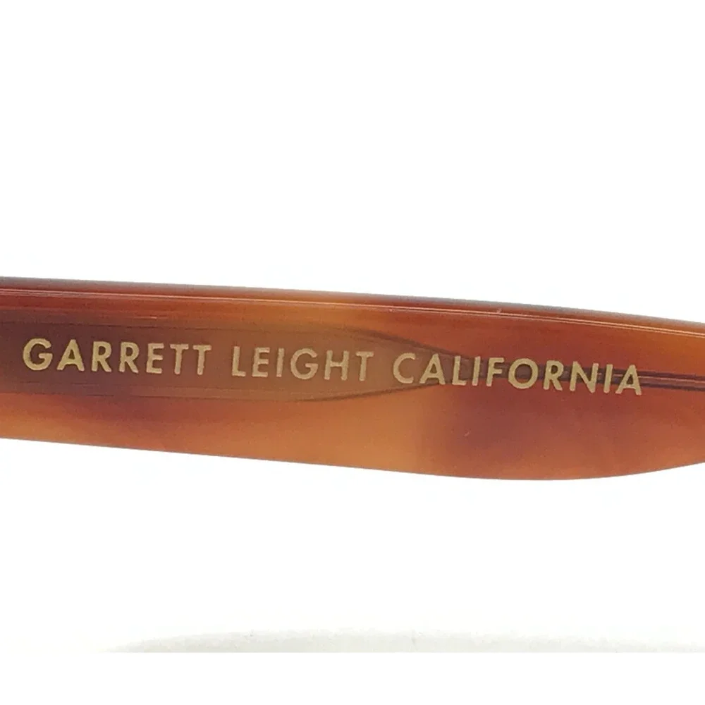 Garrett Leight Eyeglasses Frames CANTER VINBRT Brown Tortoise Square 47-23-143